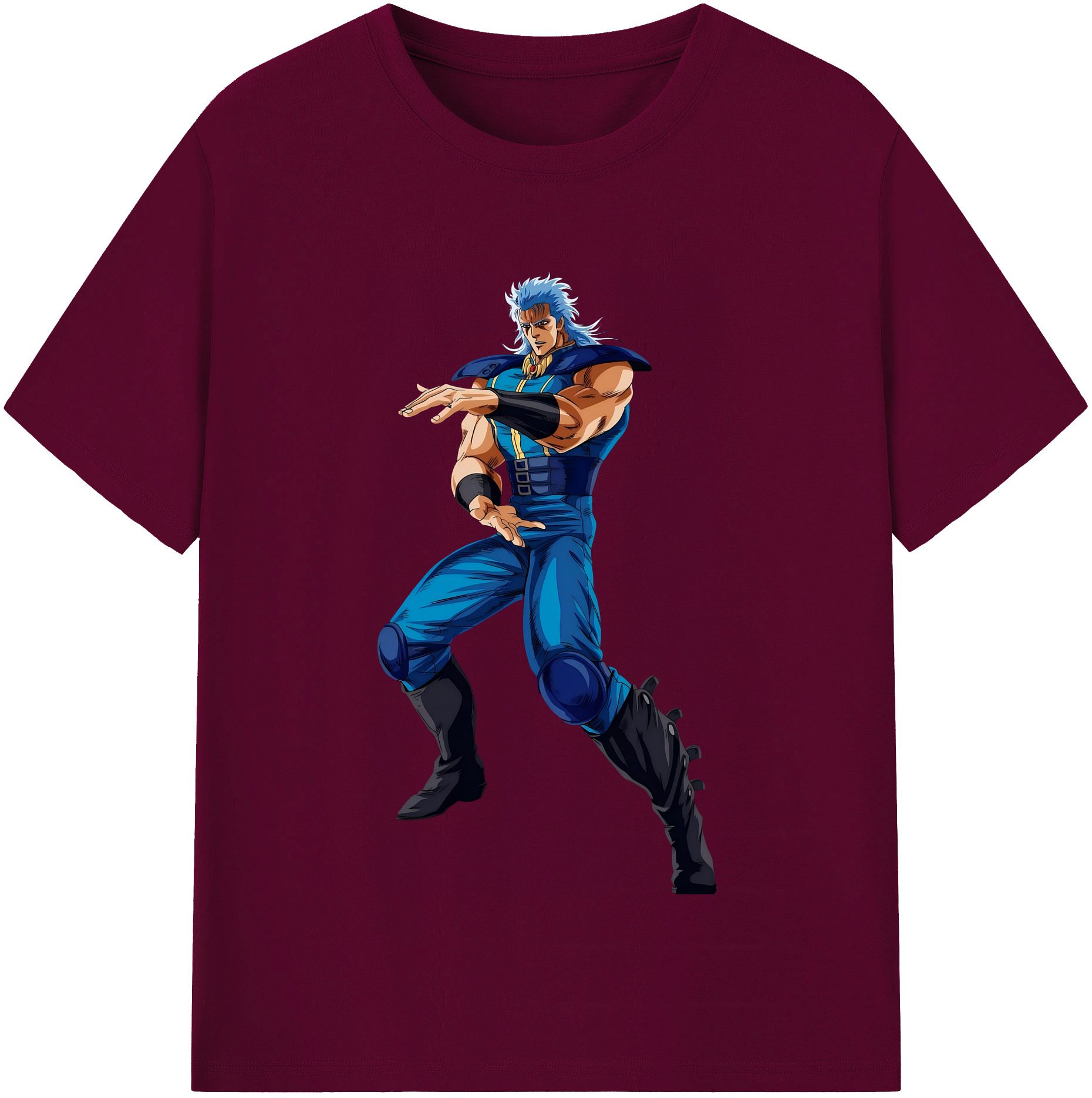 （画像用） 北斗の拳 Fist of the North Star レディースカジュアルプリントTシャツ（綿100％）